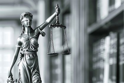 Foto: Statue von Justitia